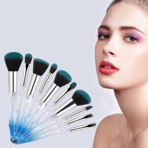 Crystal Blue Foundation Makeup Brush